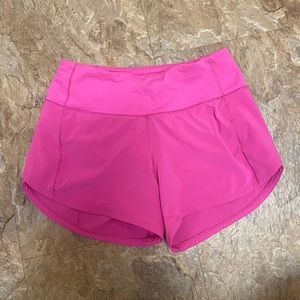 Lululemon Speed up Mid-Rise lined shorts 4”
